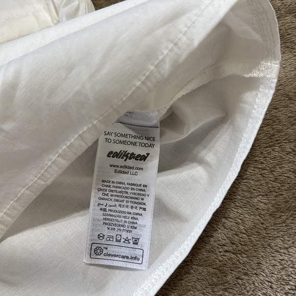 Edikted White Poplin Bustier Top with Bow Detail - Picture 6 of 10